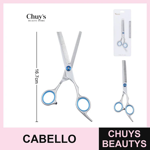 Tijeras para Cabello Acero Inoxidable 16,7cm - Chuys Beautys | Chuys Beautys