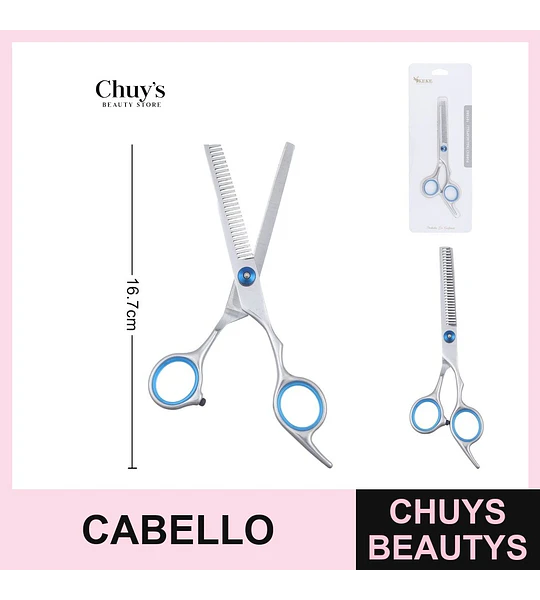 Tijeras para Cabello Acero Inoxidable 16,7cm