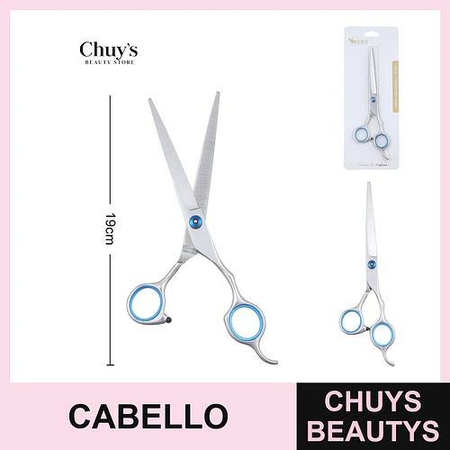 Tijeras para Cabello Acero Inoxidable 19cm - Chuys Beautys | Chuys Beautys