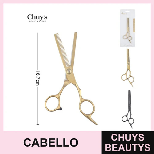 Tijeras para Cabello Acero Inoxidable 16,7cm - Chuys Beautys | Chuys Beautys
