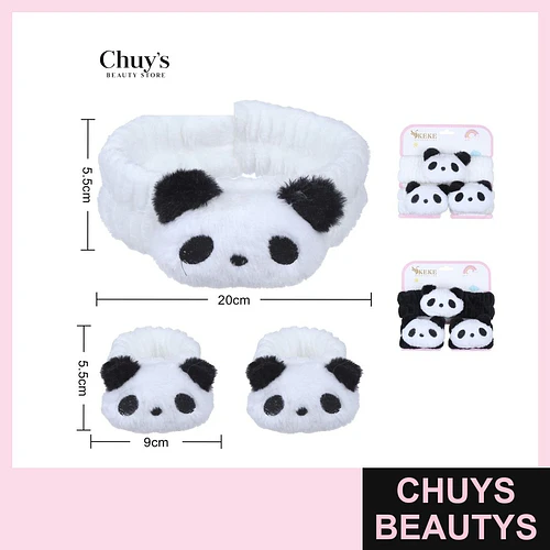 Munequeras panda suaves - Chuys Beautys | Chuys Beautys