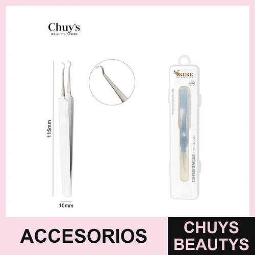 Pinza para Acné Acero Inoxidable 115*10mm - Chuys Beautys | Chuys Beautys