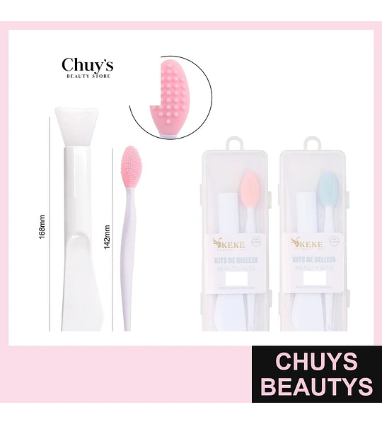 Set de 3 Pinceles de Maquillaje