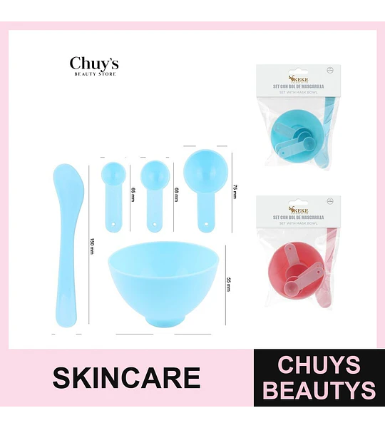 Set de utensilios para mascarillas