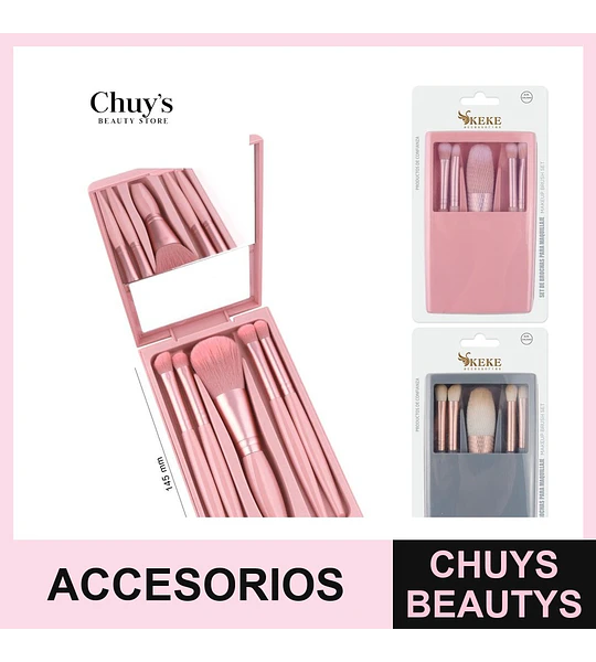 Set de Brochas para Maquillaje