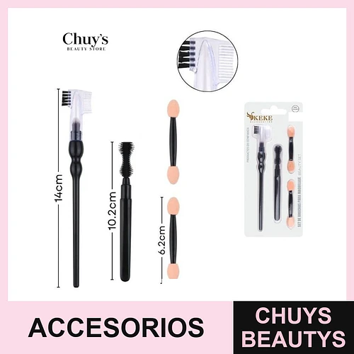Set Brochas 3Pcs - Chuys Beautys | Chuys Beautys