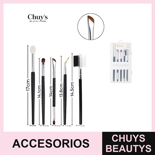 Set de Brochas 5 Piezas - Chuys Beautys | Chuys Beautys