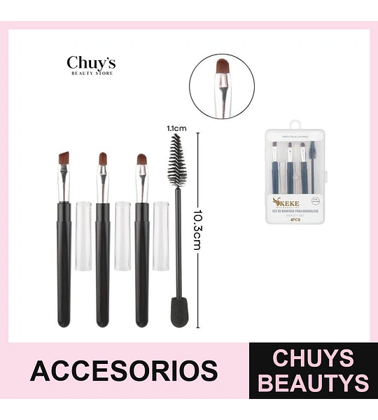 Set de Brochas de Maquillaje