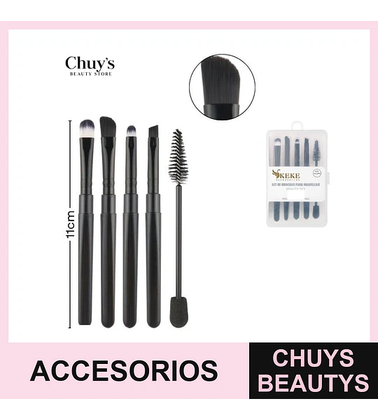 Set de Brochas de Maquillaje