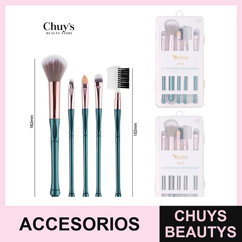 Set de Brochas de Maquillaje - Chuys Beautys | Chuys Beautys