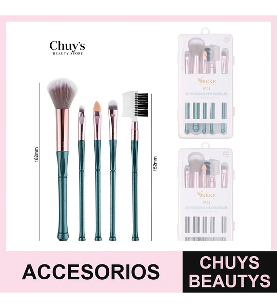 Set de Brochas de Maquillaje