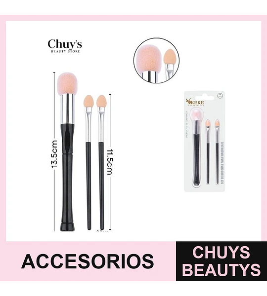 Set de Brochas para Maquillaje