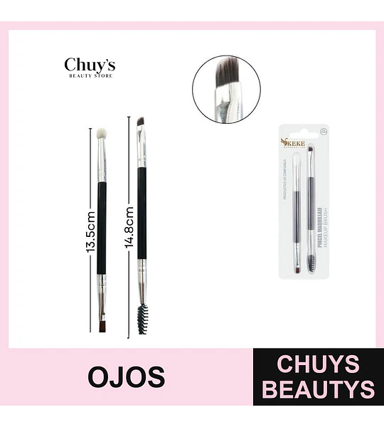 Set de Brochas para Cejas