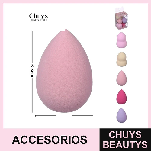 Set de Esponjas para Maquillaje - Chuys Beautys | Chuys Beautys