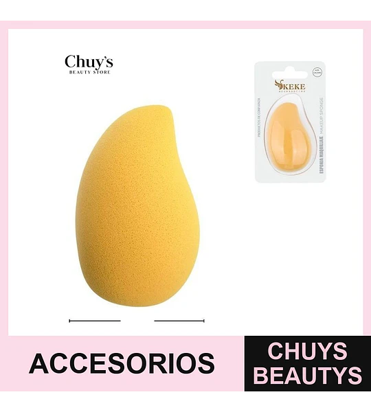 Esponja de Maquillaje Amarilla