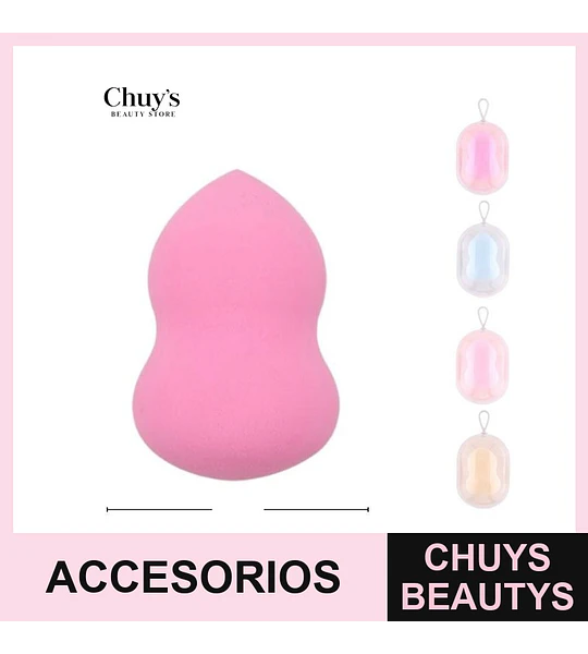 Esponja de Maquillaje Rosa