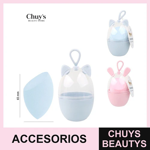 Esponja de Maquillaje con Envases - Chuys Beautys | Chuys Beautys