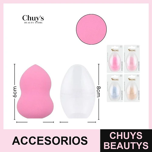Esponja para Maquillaje con Envase - Chuys Beautys | Chuys Beautys