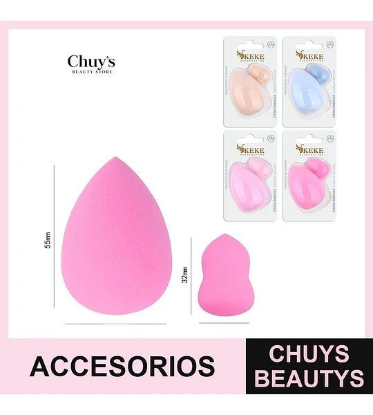 Set de Esponjas para Maquillaje