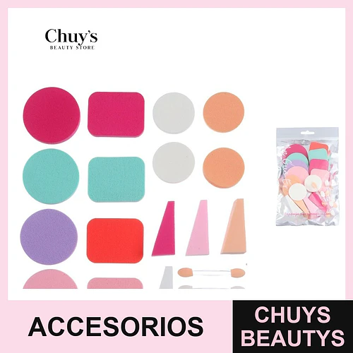 Esponjas de Maquillaje Surtidos - Chuys Beautys | Chuys Beautys
