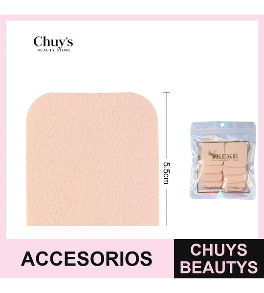 Esponjas de Maquillaje Cuadrada