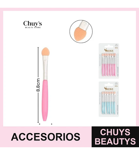 Brochas Esponja 6 Pcs