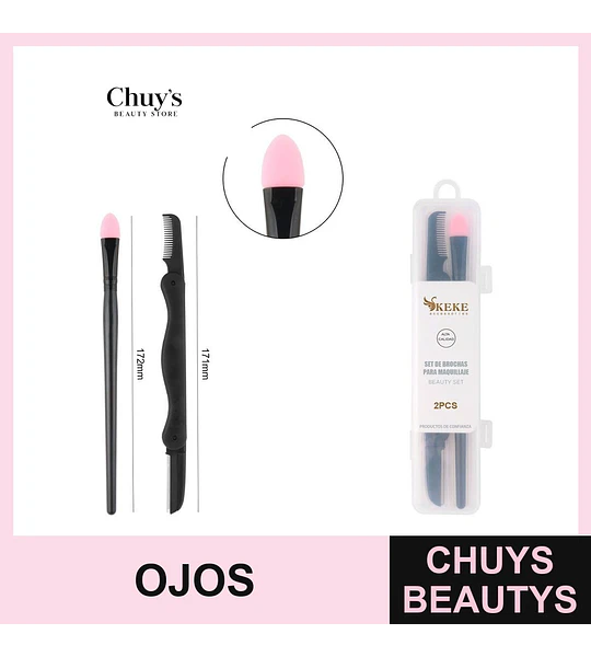 Brocha y Peineta para Cejas