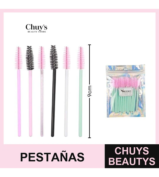 Cepillos para Pestañas 30 Pcs