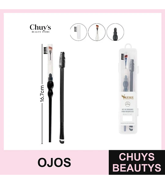 Brocha y Peineta para Cejas