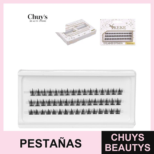 Pestañas por Punto 10mm 60pcs - Chuys Beautys | Chuys Beautys