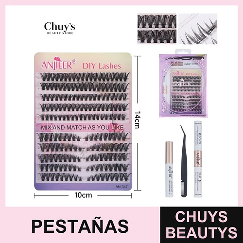 Set de Pestañas Postizas por Punto - Chuys Beautys | Chuys Beautys