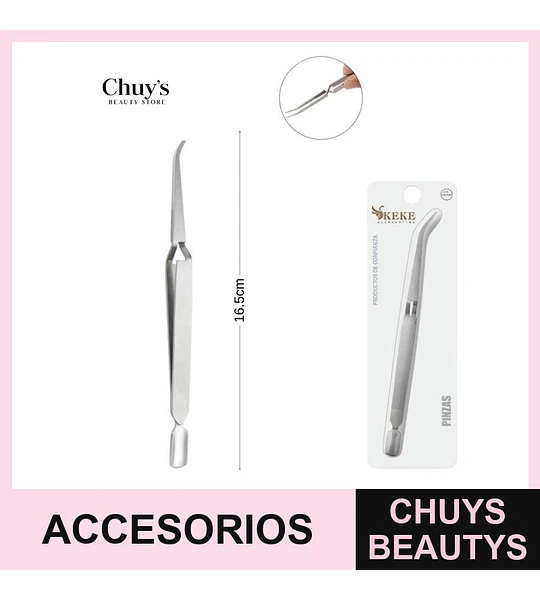Pinzas de acero inoxidable 165 mm