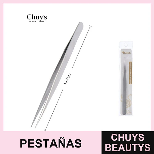 Pinzas para Pestañas 13,7cm - Chuys Beautys | Chuys Beautys
