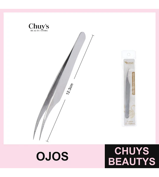 Pinzas para Cejas 12,3 cm