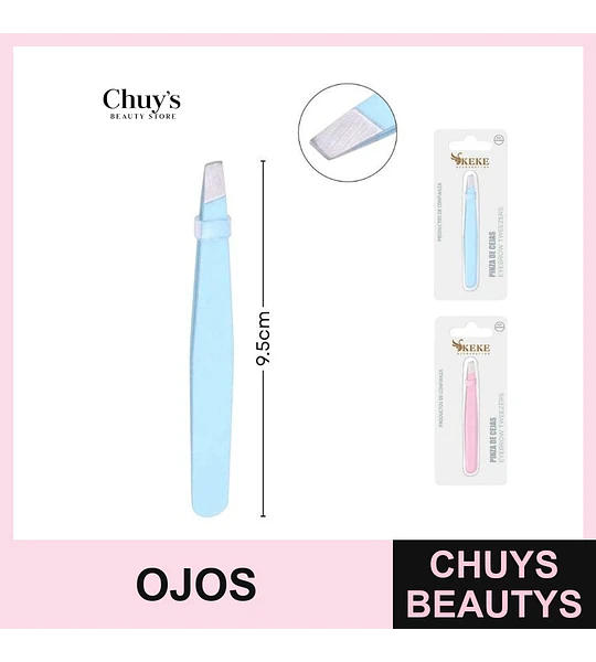 Pinzas para cejas 9.5 cm