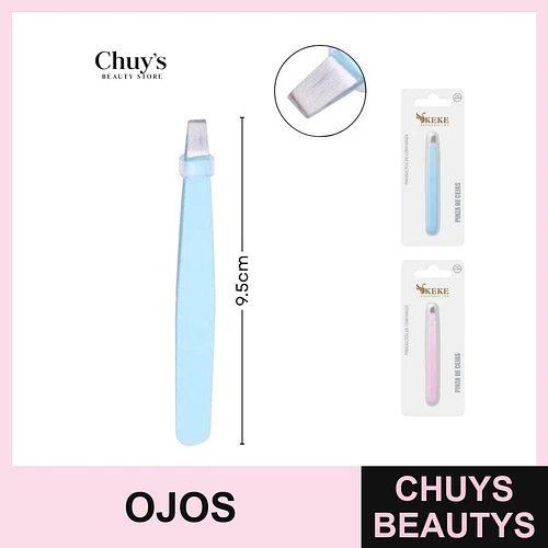 Pinzas para Cejas Acero Inoxidable 95*9 mm - Chuys Beautys | Chuys Beautys