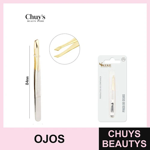Pinzas de Cejas Acero Inoxidable 84*1,2 mm - Chuys Beautys | Chuys Beautys