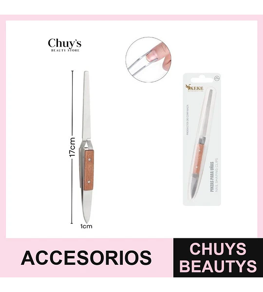 Pinza pedicura acero inoxidable 173*21mm