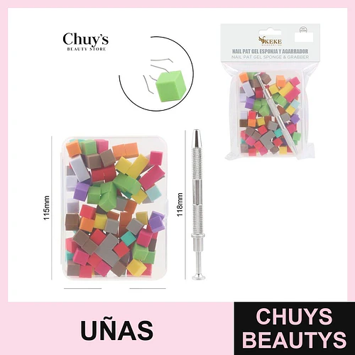 Esponja para hacer diseños en uñas - Chuys Beautys | Chuys Beautys
