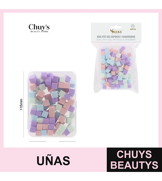 Esponja para hacer diseños en uñas