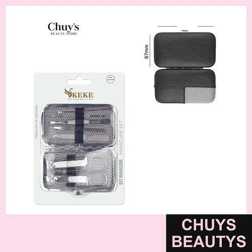Set de Manicure 8 Piezas Acero Inoxidable - Chuys Beautys | Chuys Beautys