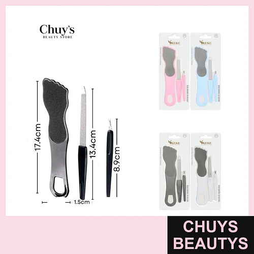 Set de Pedicura 3 Pcs - Chuys Beautys | Chuys Beautys