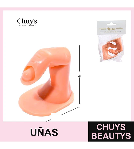 Dedo de práctica para uñas