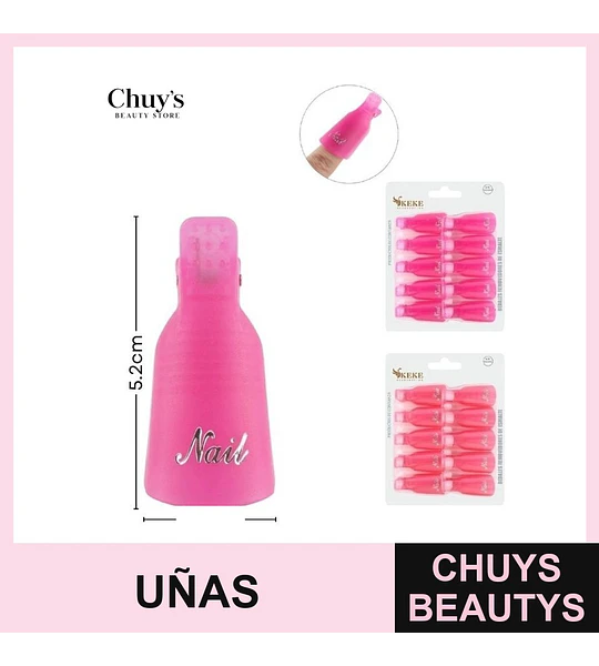 Pinzas quita esmalte