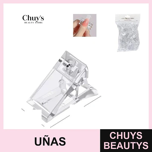 Pinzas de acrílico transparente para uñas - Chuys Beautys | Chuys Beautys