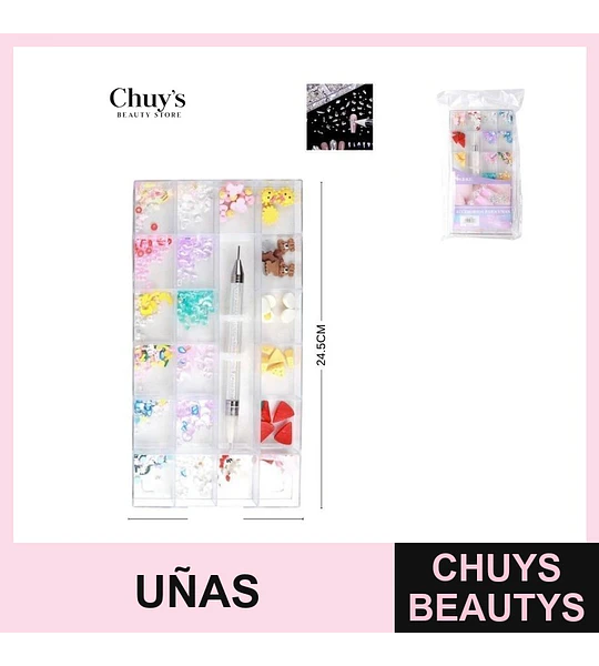Set de Decoraciones para Uñas