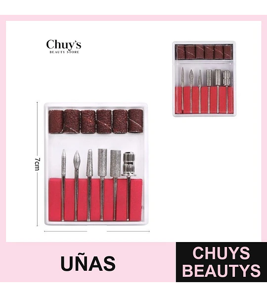 Repuesto Pulidor de Uñas Set 6 Piezas