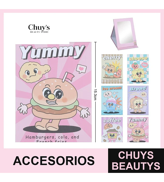 Espejo con Diseños Divertidos