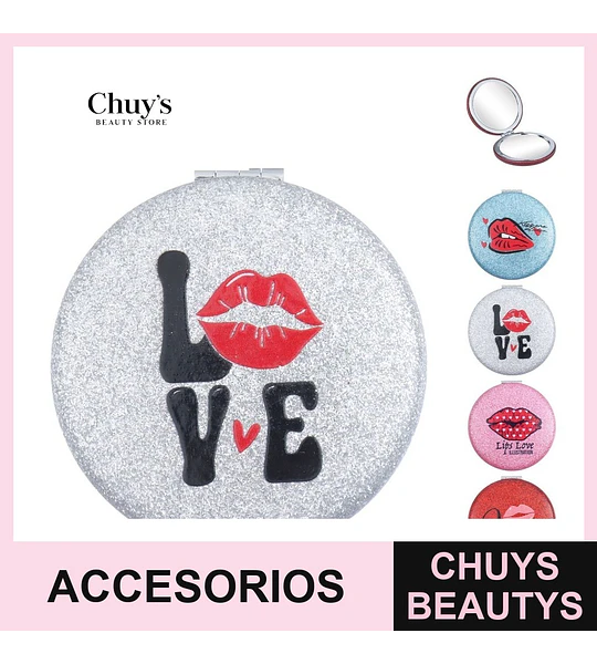 Espejos para cartera estampados