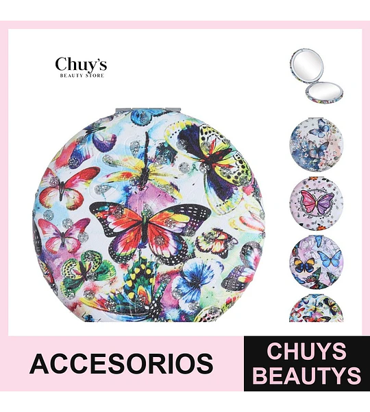 Espejos para cartera estampados